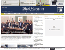 Tablet Screenshot of diarimaresme.com